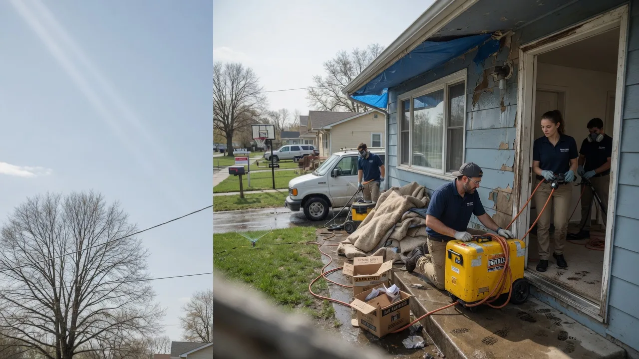 Basement Flood Cleanup in Glencoe, MN near me